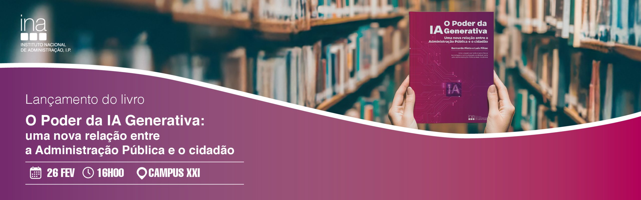 Lançamento do livro | O Poder da IA Generativa: uma nova relação entre a Administração Pública e o cidadão