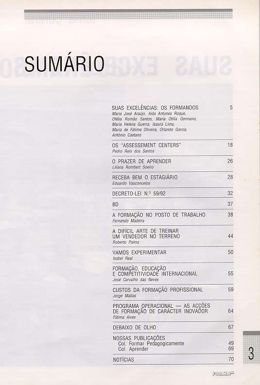 Imagem Sumário