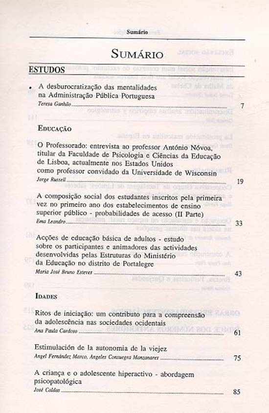 Imagem Sumário