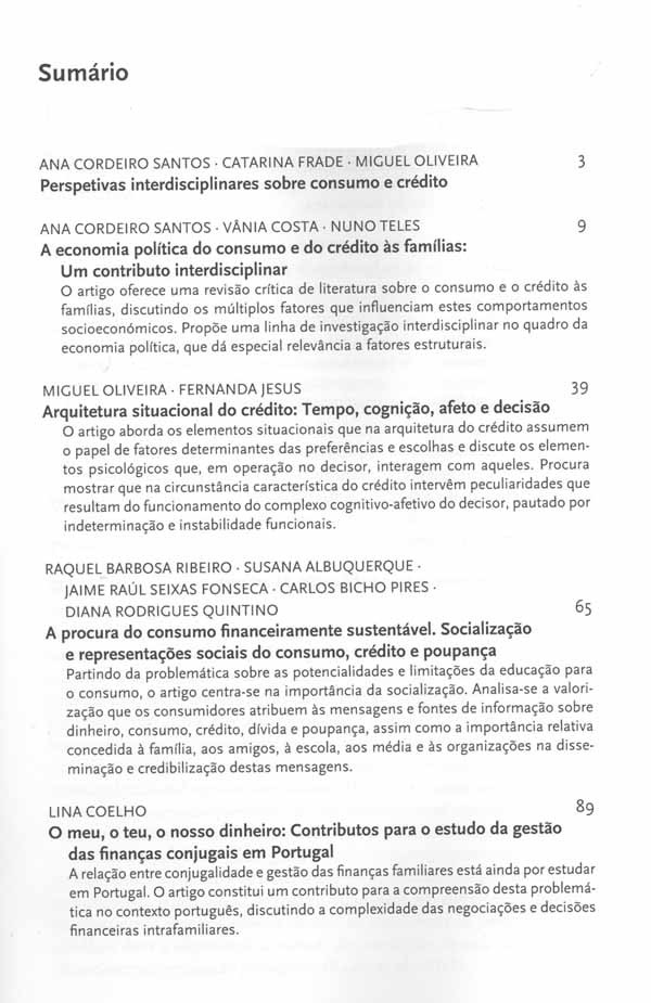 Imagem Sumário